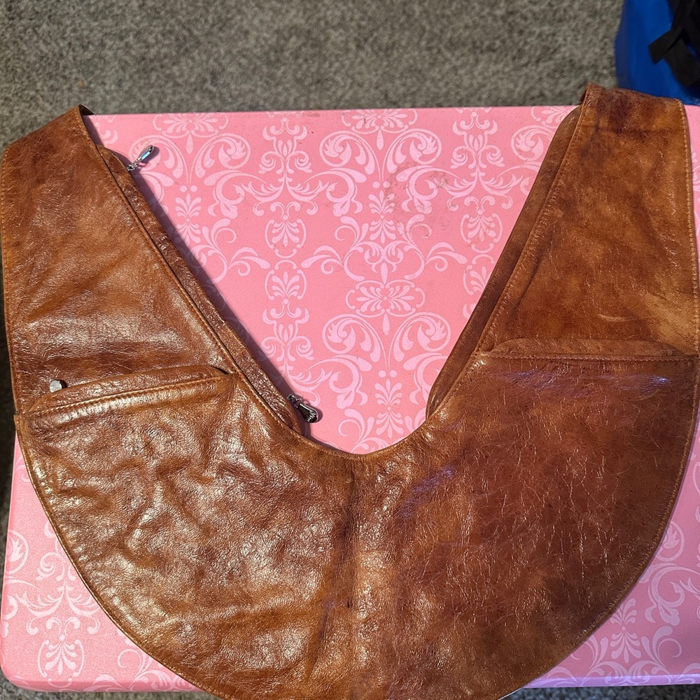 Sash Leather Bag, new never used